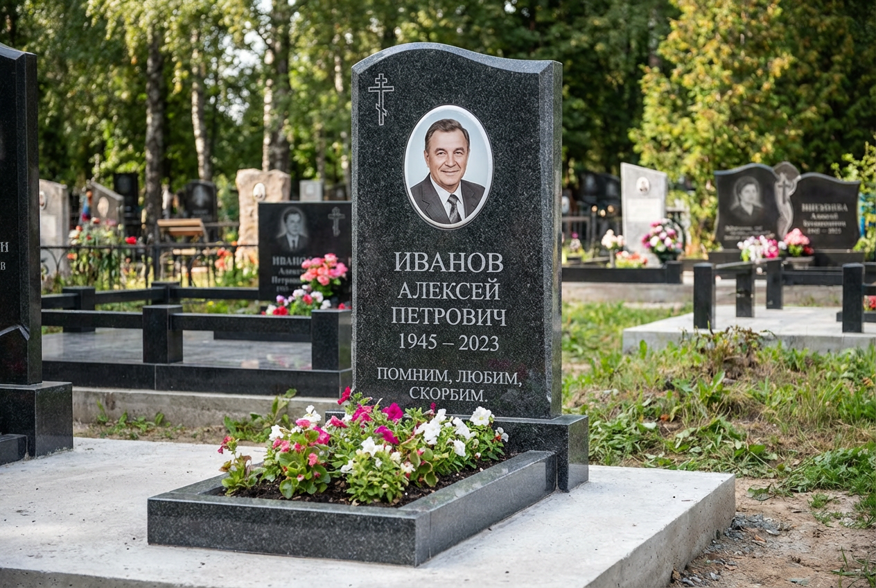 памятник на могилу из гранита